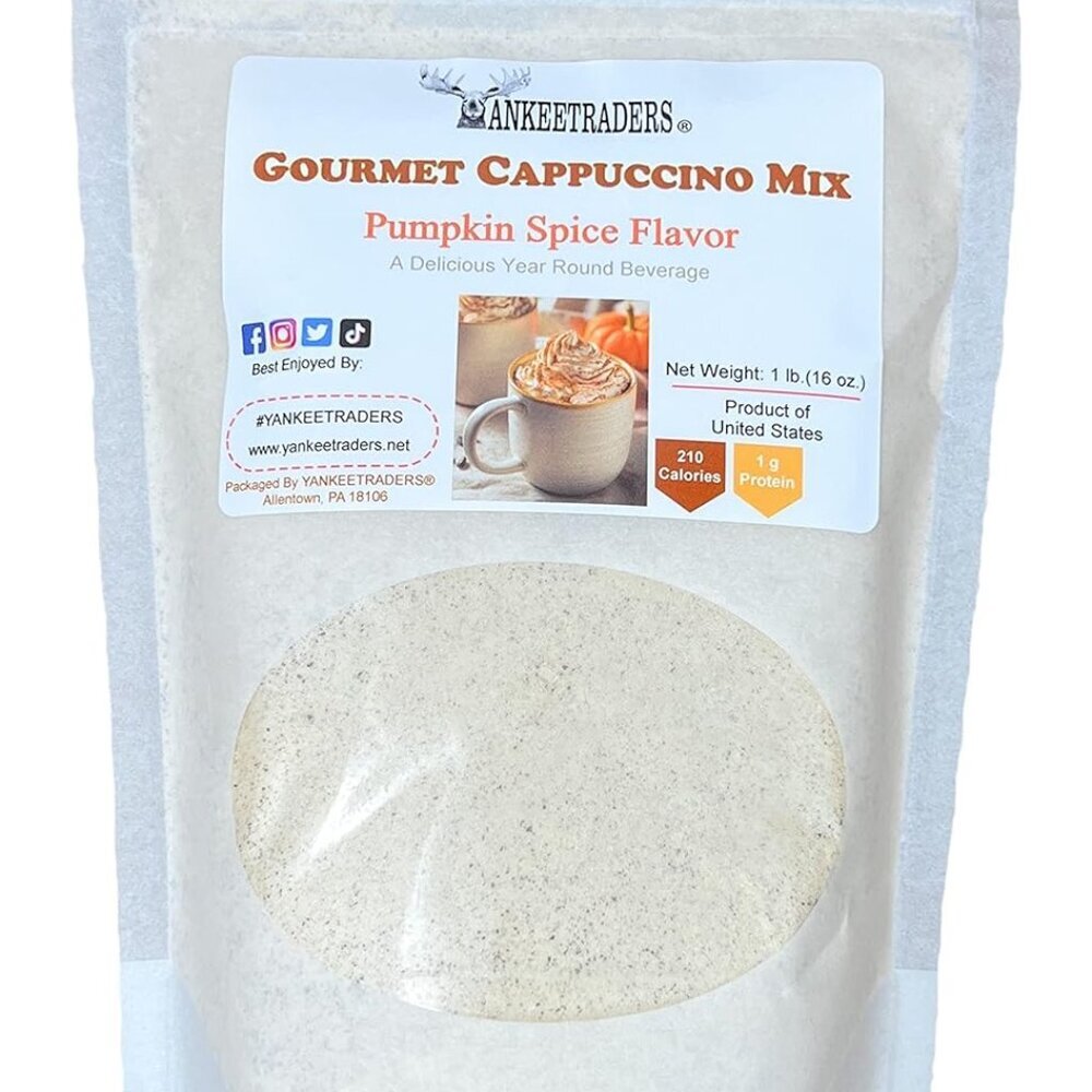 Pumpkin Spice Cappuccino Mix, 1 Pound